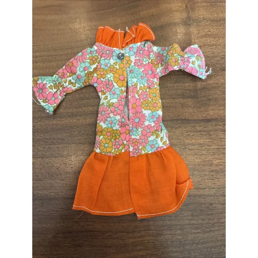 Vintage Grant Exclusive 70s Barbie Flower Dress‎ Funtime Fashion Doll Mod Flower